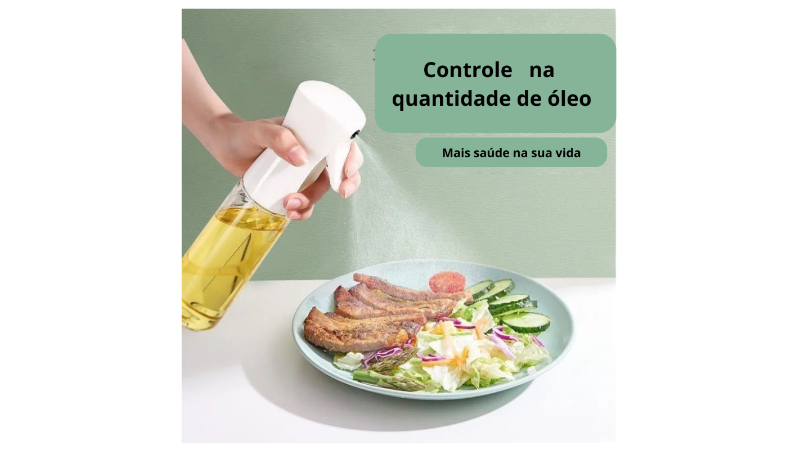 "Revolucione sua Cozinha com a Garrafa Spray de Óleo e Azeite!"